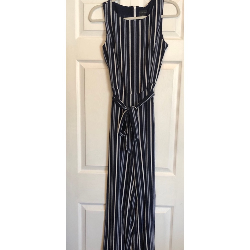 Beautiful navy striped romper
